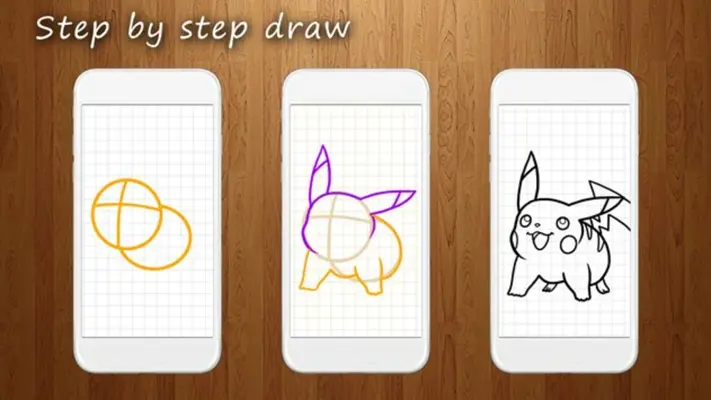 Learn to draw pokemon android App screenshot 0