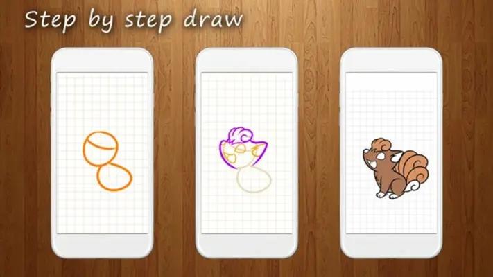 Learn to draw pokemon android App screenshot 1