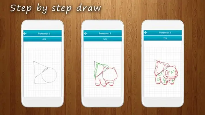 Learn to draw pokemon android App screenshot 3